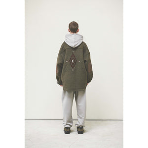 POCKET CHIMAYO OVER SHIRTS / KHAKI