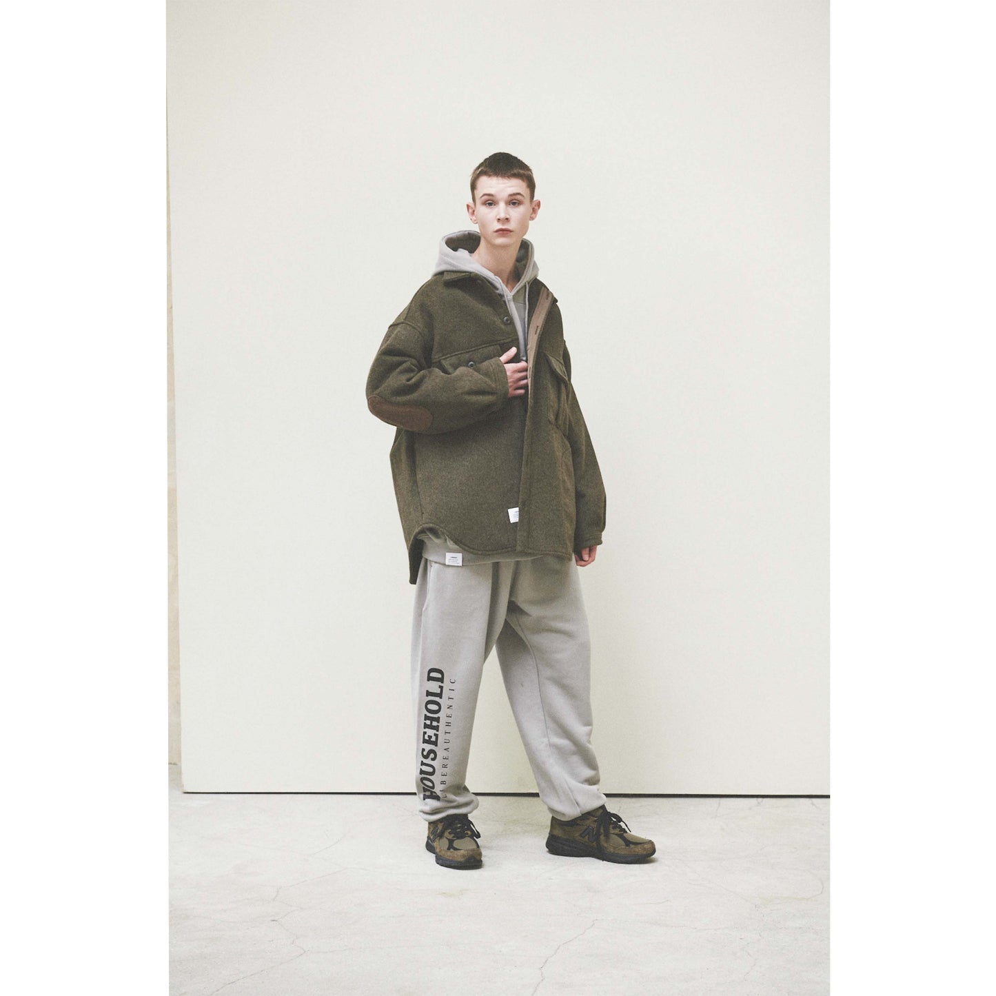 POCKET CHIMAYO OVER SHIRTS / KHAKI