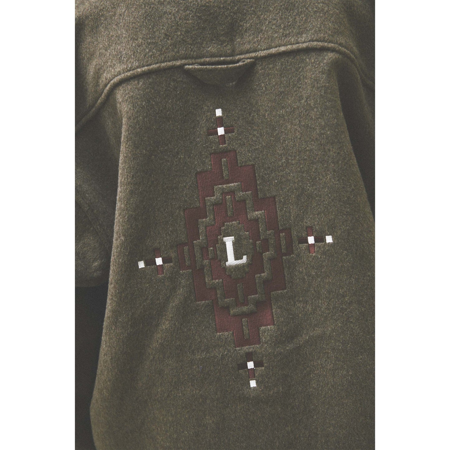 POCKET CHIMAYO OVER SHIRTS / KHAKI
