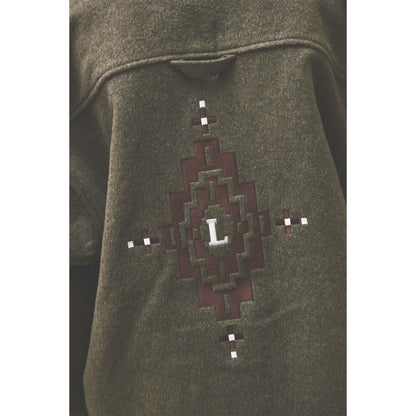 POCKET CHIMAYO OVER SHIRTS / KHAKI