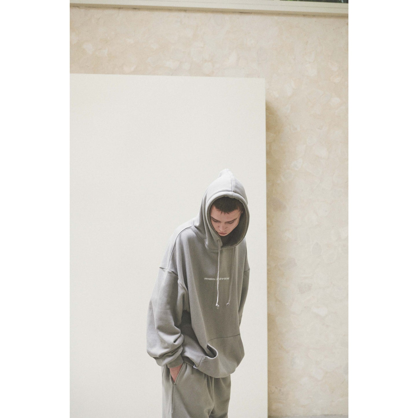 SABBATH LOGO HOODIE / STORM DUST