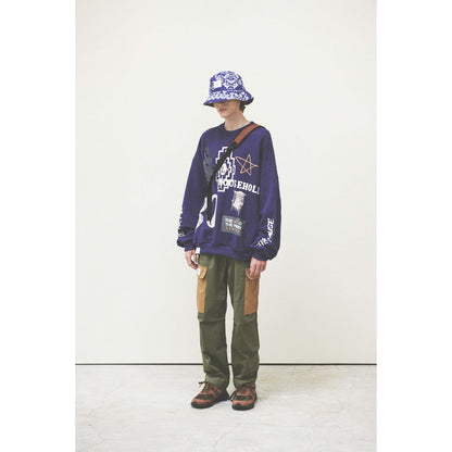 BANDANA BUCKET HAT / BLUE