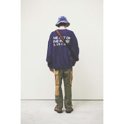 BANDANA BUCKET HAT / BLUE