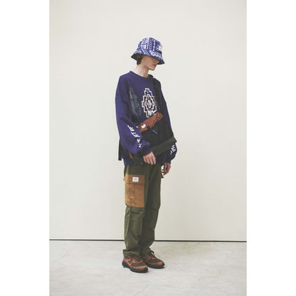 BANDANA BUCKET HAT / BLUE