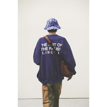 COLLAGE SWEATSHIRT / NAVY