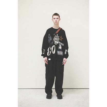 WIDE POCKET PANTS / BLACK
