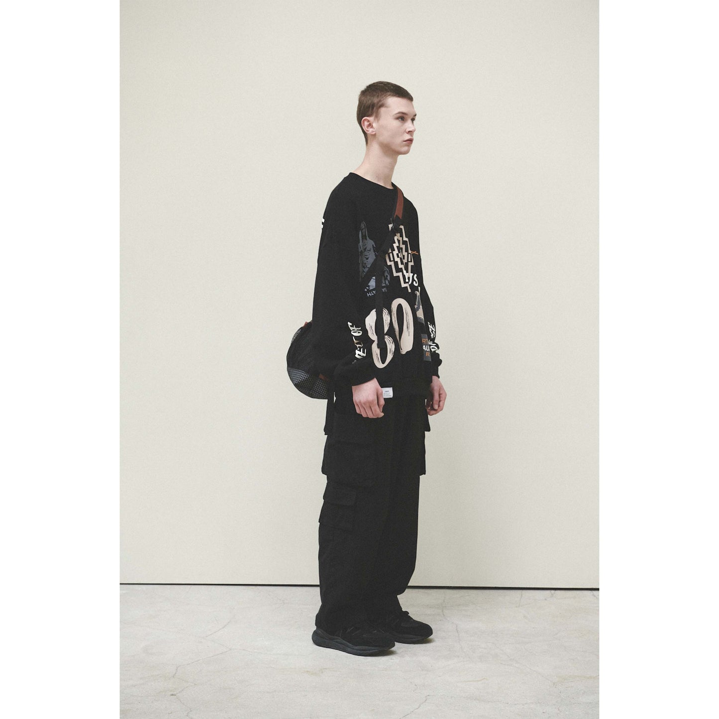 WIDE POCKET PANTS / BLACK