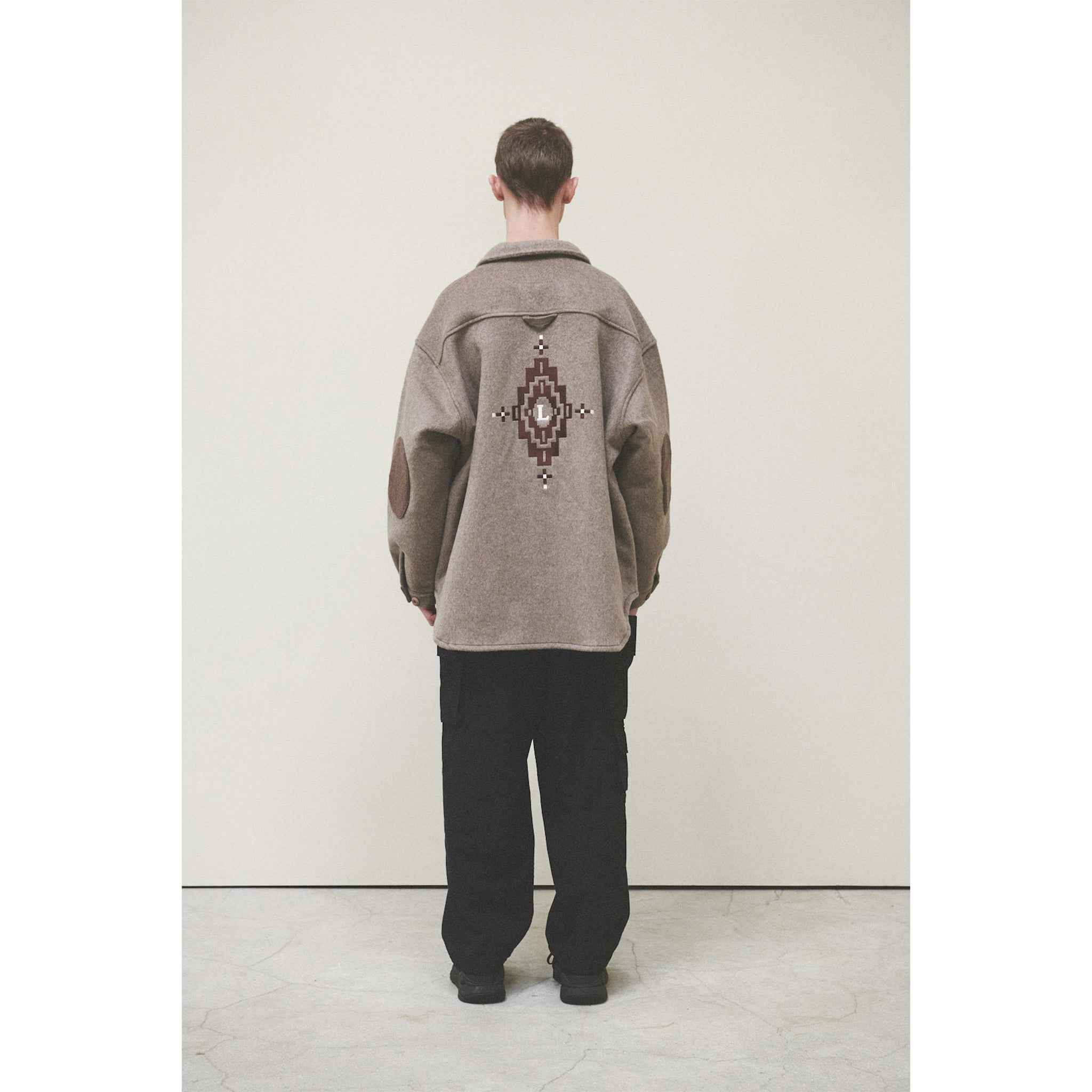 POCKET CHIMAYO OVER SHIRTS / SAND STONE