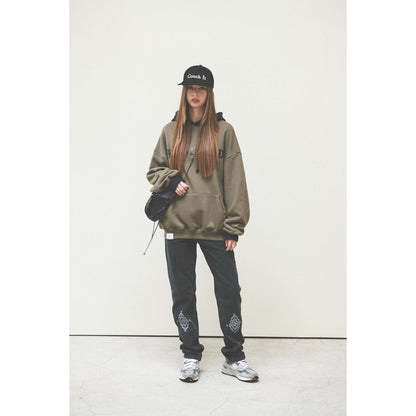 H LOGO HOODIE / KHAKI