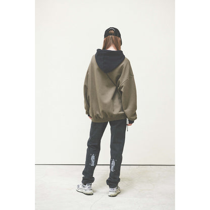 H LOGO HOODIE / KHAKI