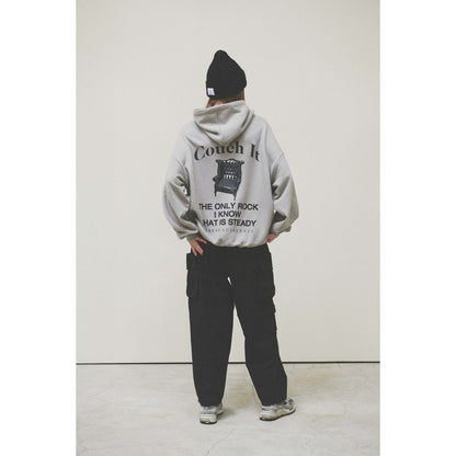 COUCH 2 HOODIE / LIGHT GRAY