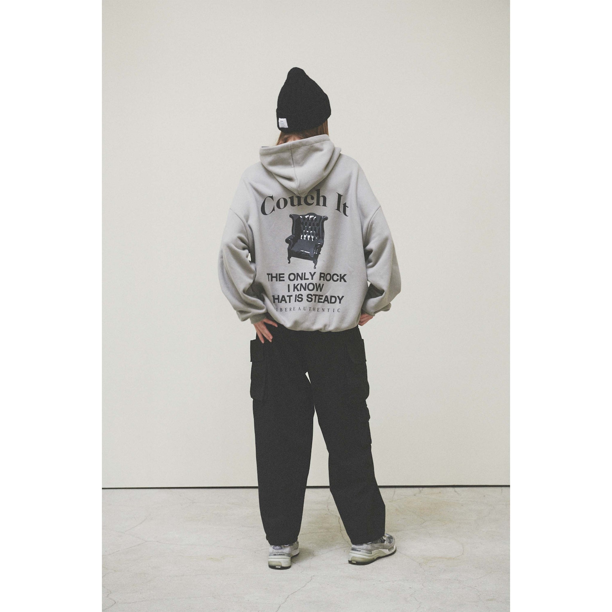 COUCH 2 HOODIE / LIGHT GRAY