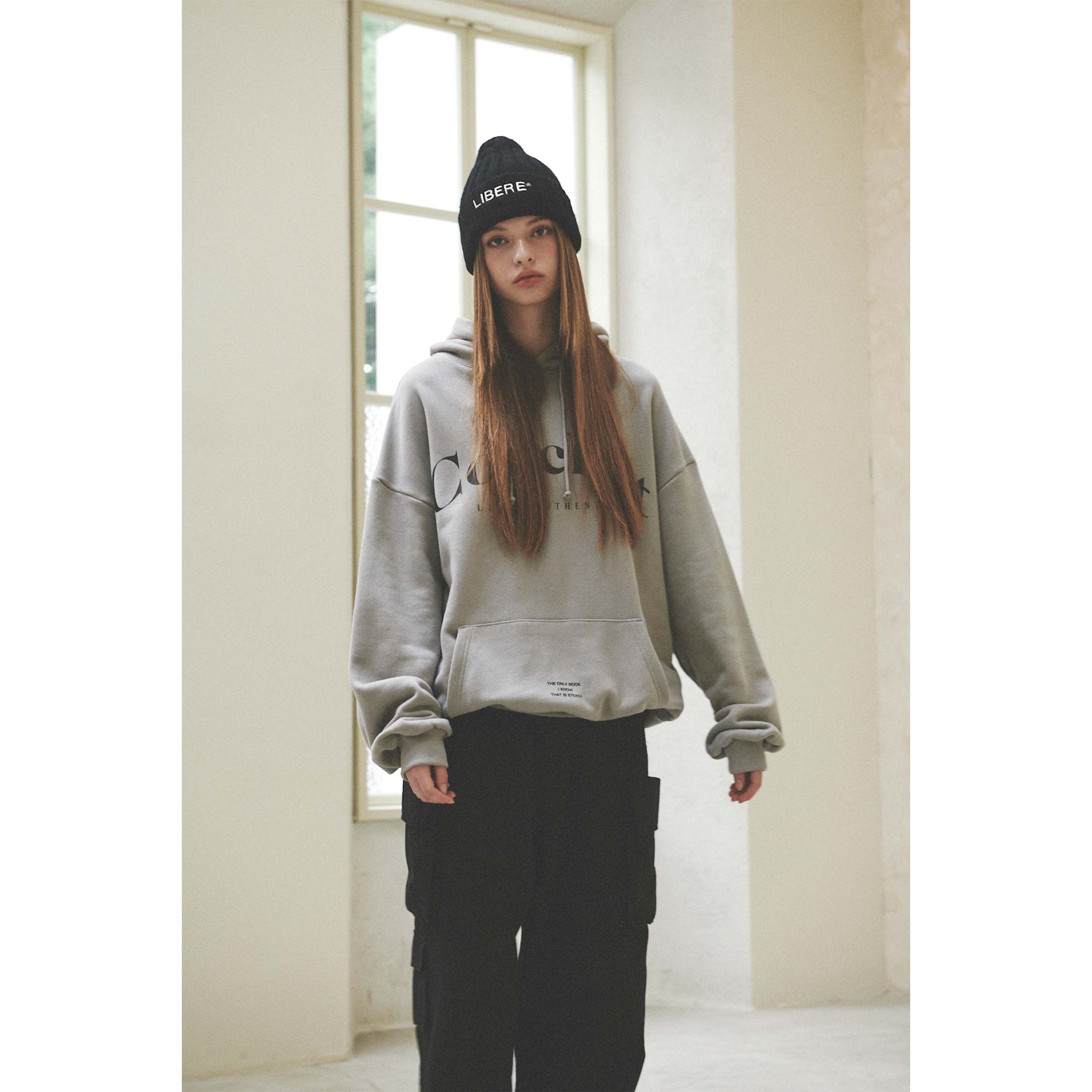 COUCH 2 HOODIE / LIGHT GRAY