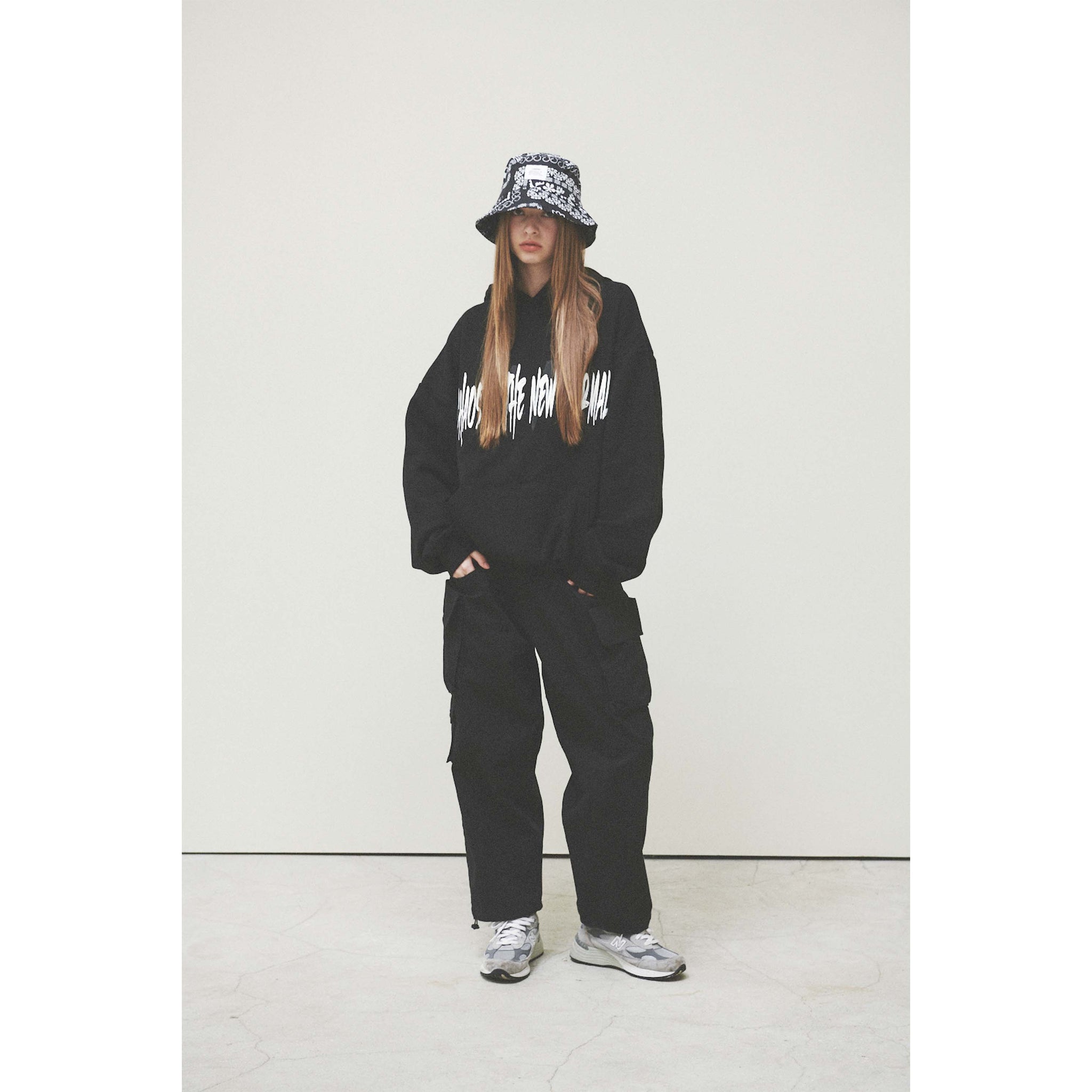 BANDANA BUCKET HAT / BLACK