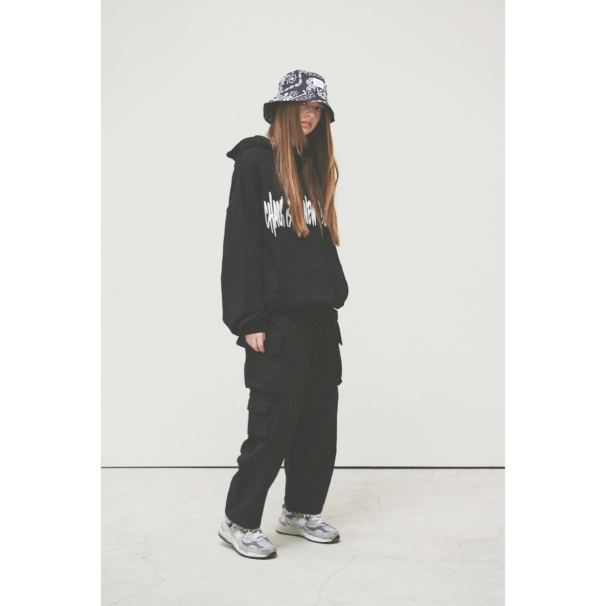 BANDANA BUCKET HAT / BLACK
