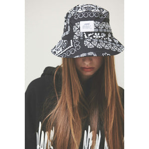 BANDANA BUCKET HAT / BLACK