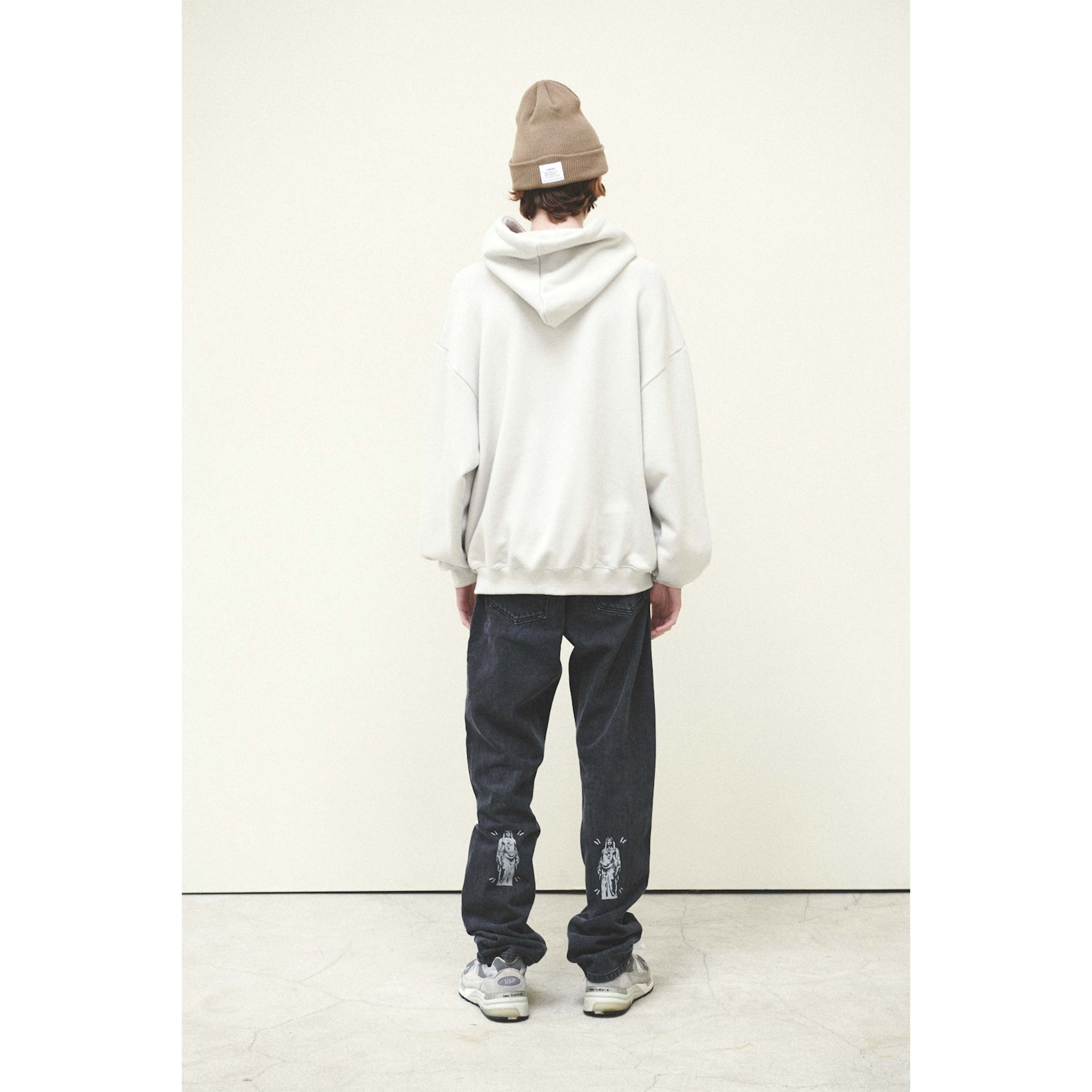 LOGO HOODIE / LIGHT GRAY