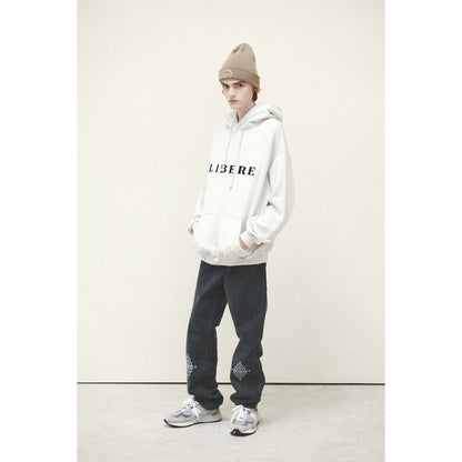 LOGO HOODIE / LIGHT GRAY