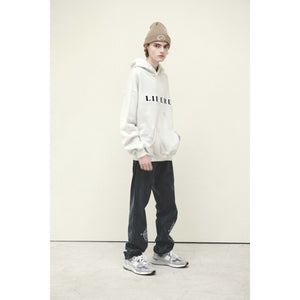 LOGO HOODIE / LIGHT GRAY