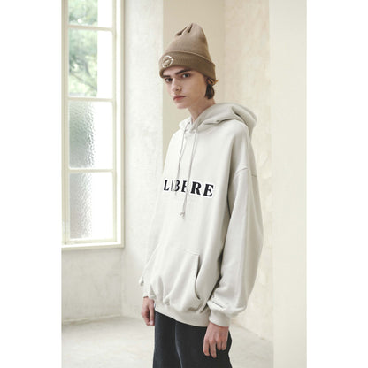 LOGO HOODIE / LIGHT GRAY
