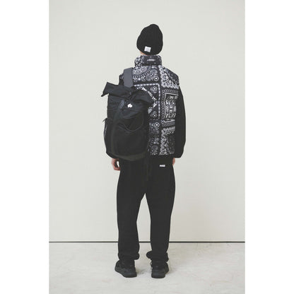 BANDANA DOWN VEST / BLACK