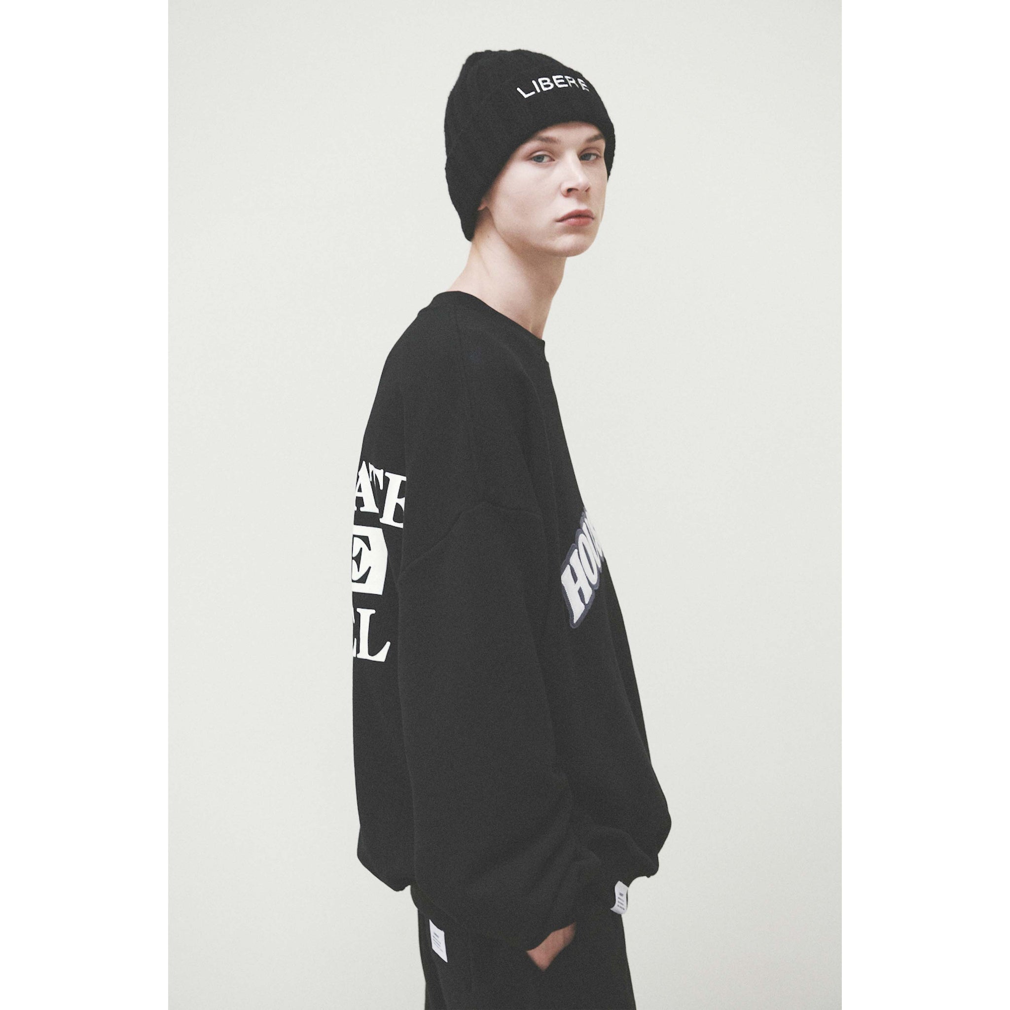 R.M SWEATSHIRT / BLACK