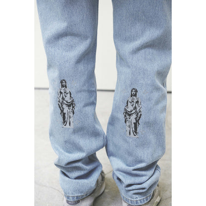 CHIMAYO DENIM PANTS / LIGHT BLUE