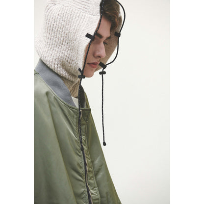 STRING WARM HOOD / IVORY