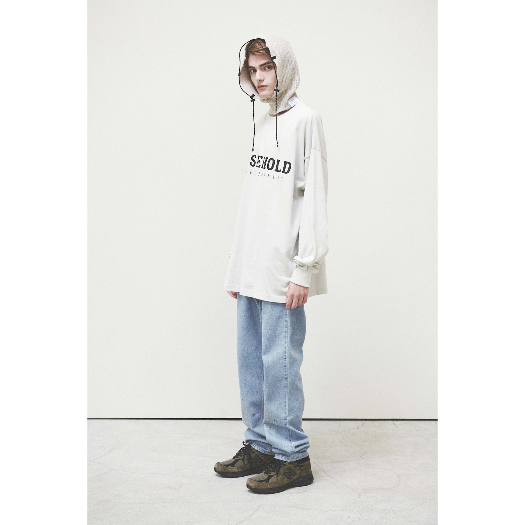 H LOGO LONGSLEEVE / LIGHT GRAY