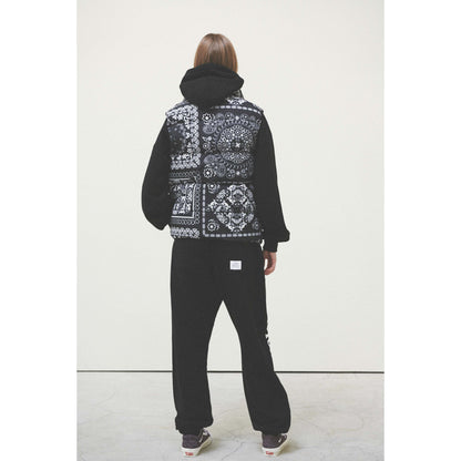 BANDANA DOWN VEST / BLACK
