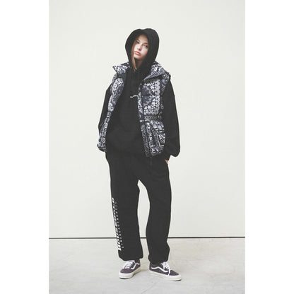 BANDANA DOWN VEST / BLACK
