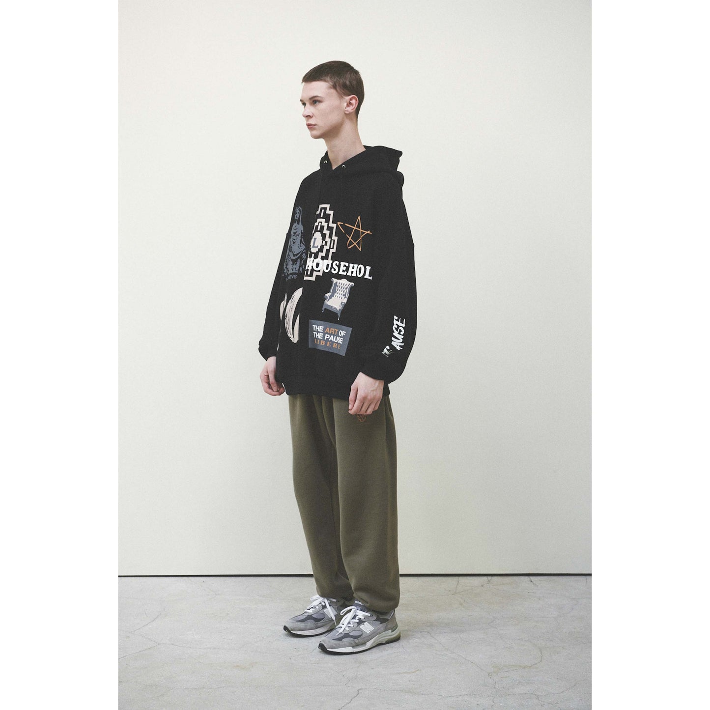 COLLAGE SWEATSHIRT / BLACK