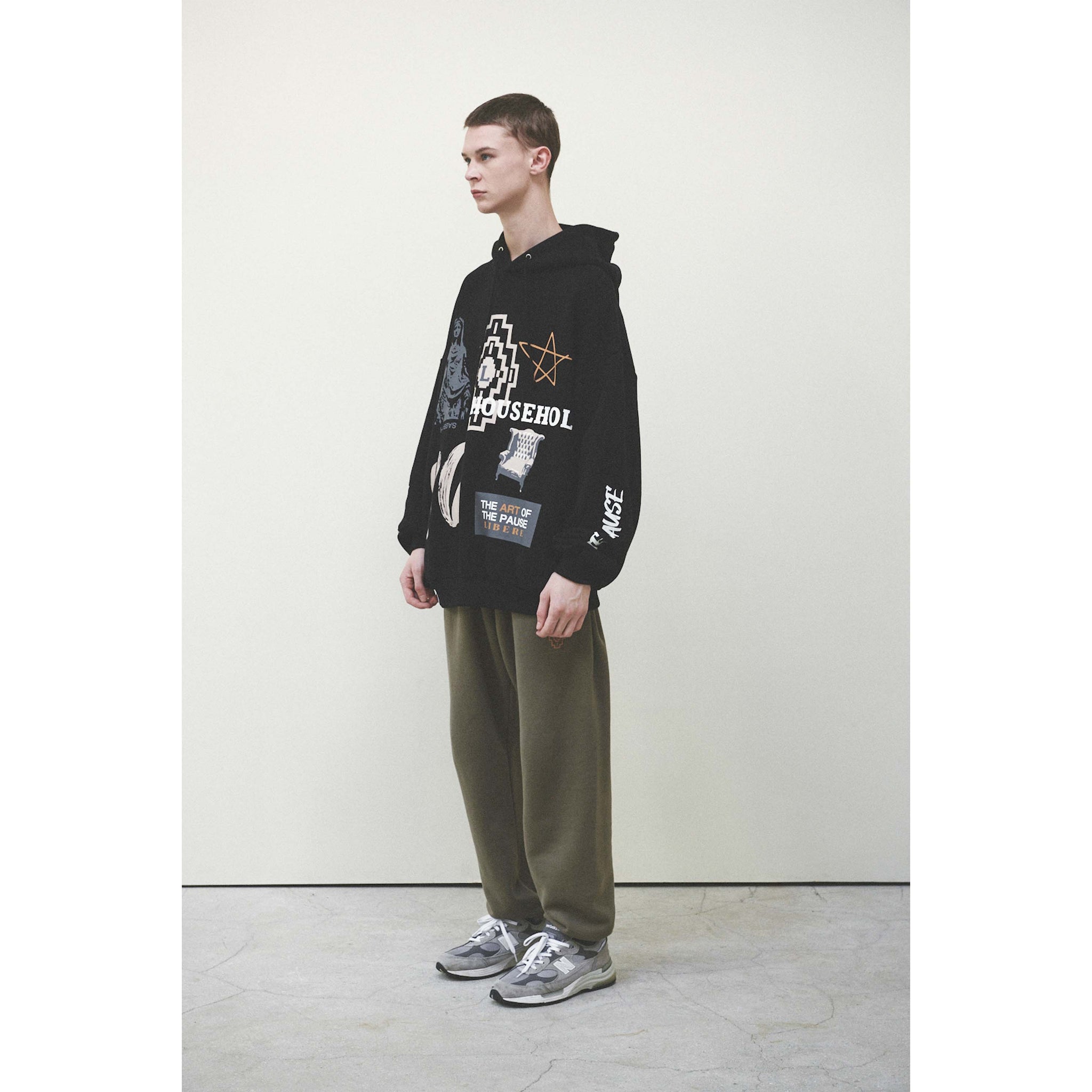 COLLAGE SWEATSHIRT / BLACK
