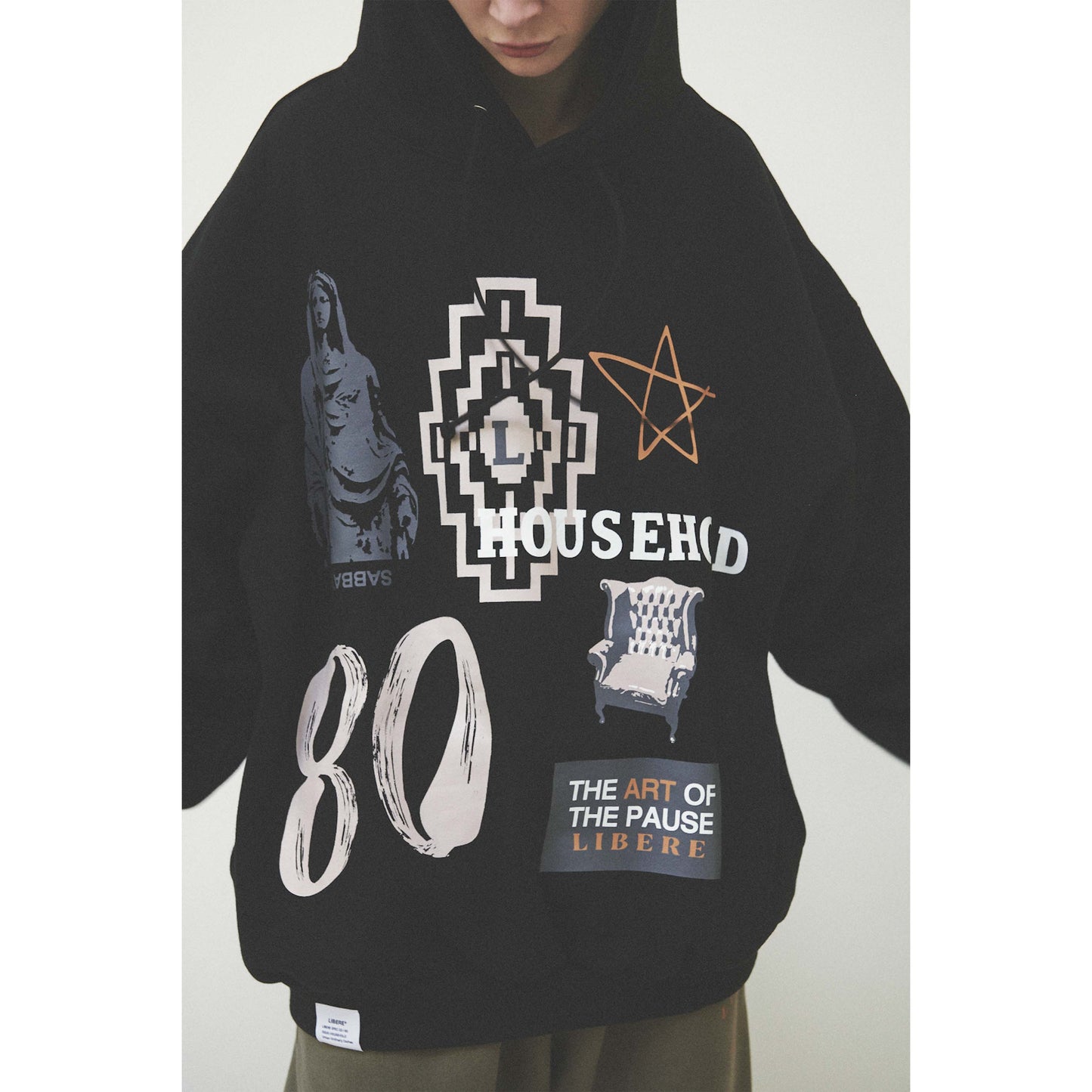 COLLAGE SWEATSHIRT / BLACK