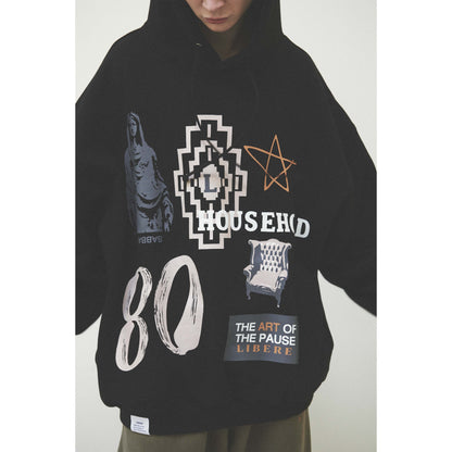 COLLAGE SWEATSHIRT / BLACK