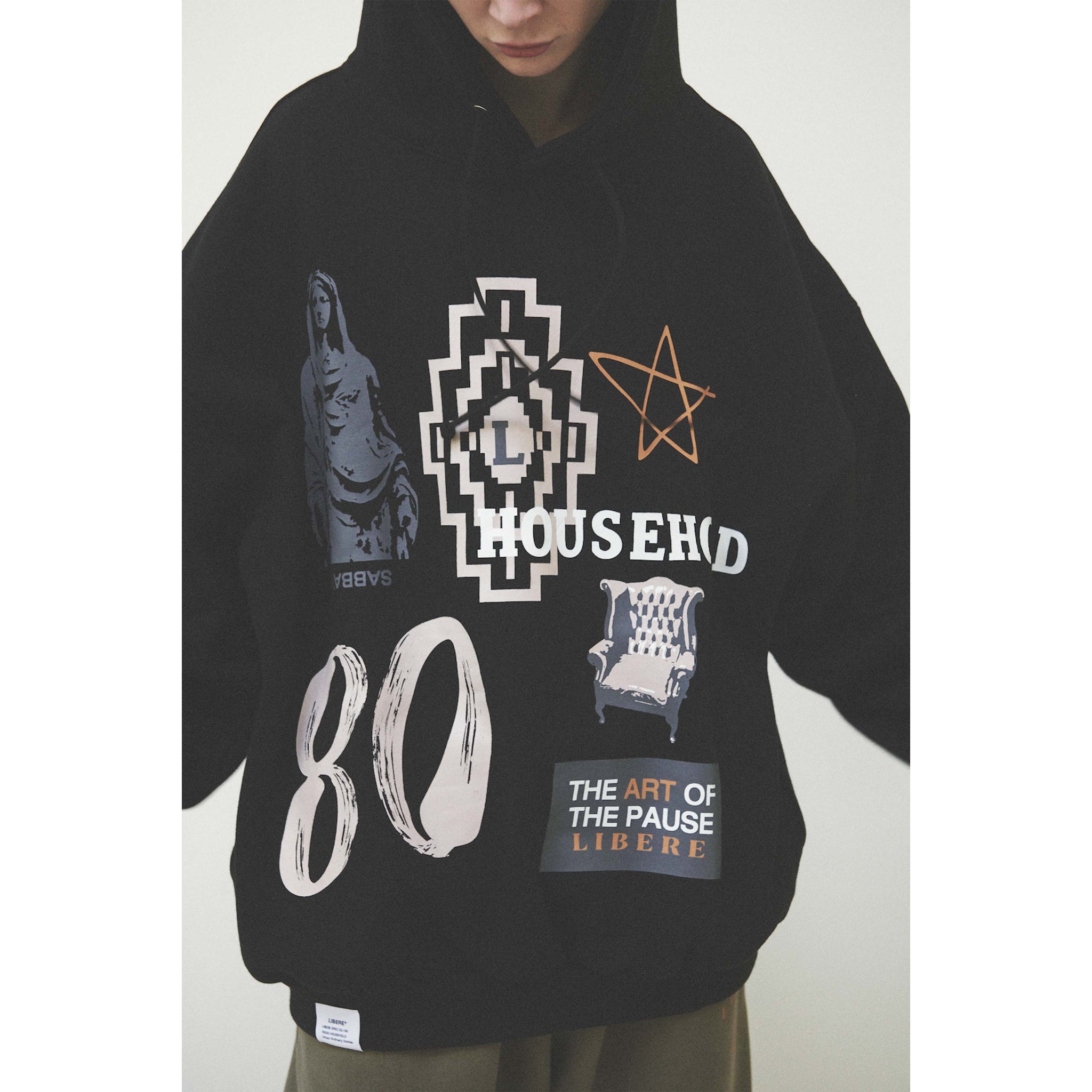 COLLAGE SWEATSHIRT / BLACK