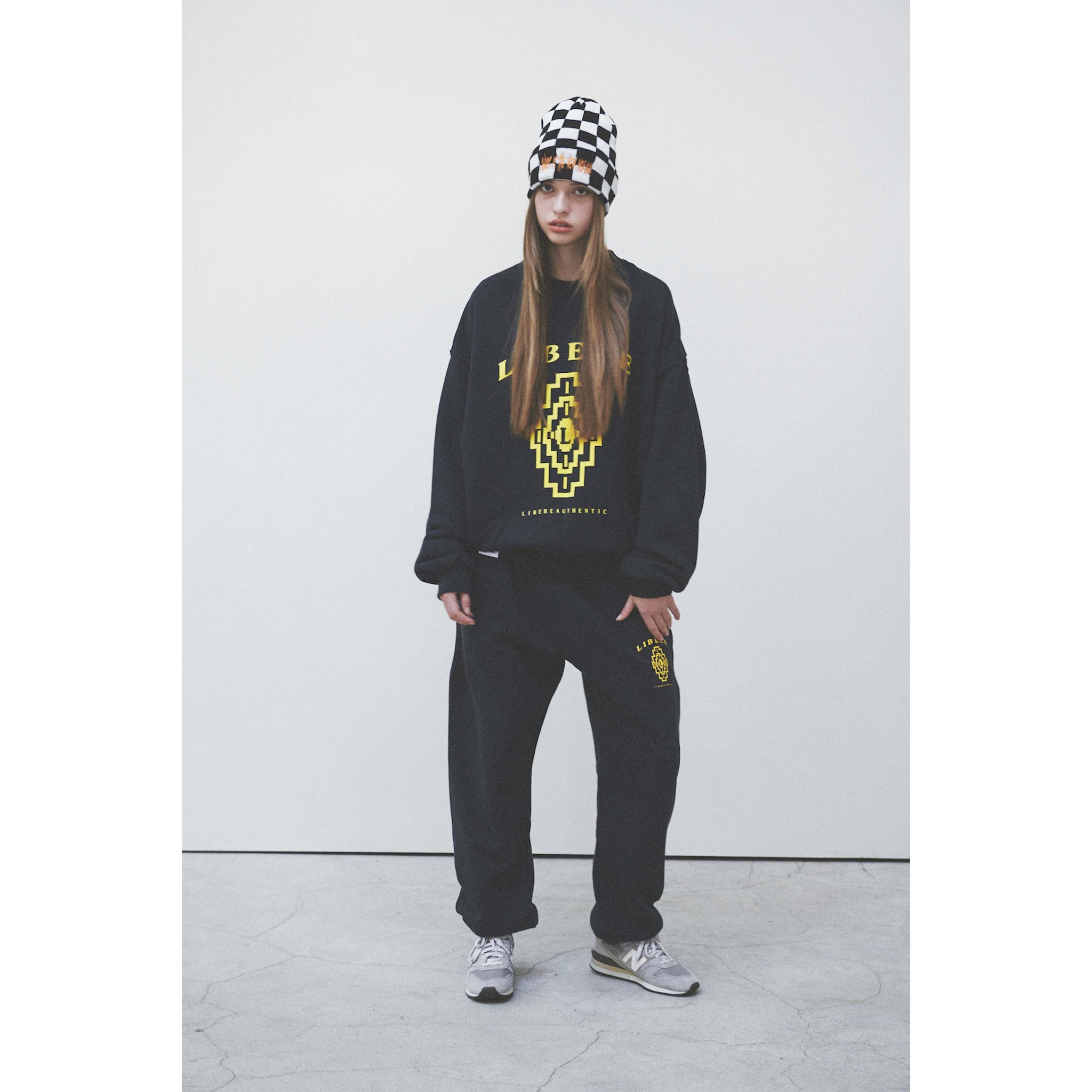 CHECKERBOARD BEANIE