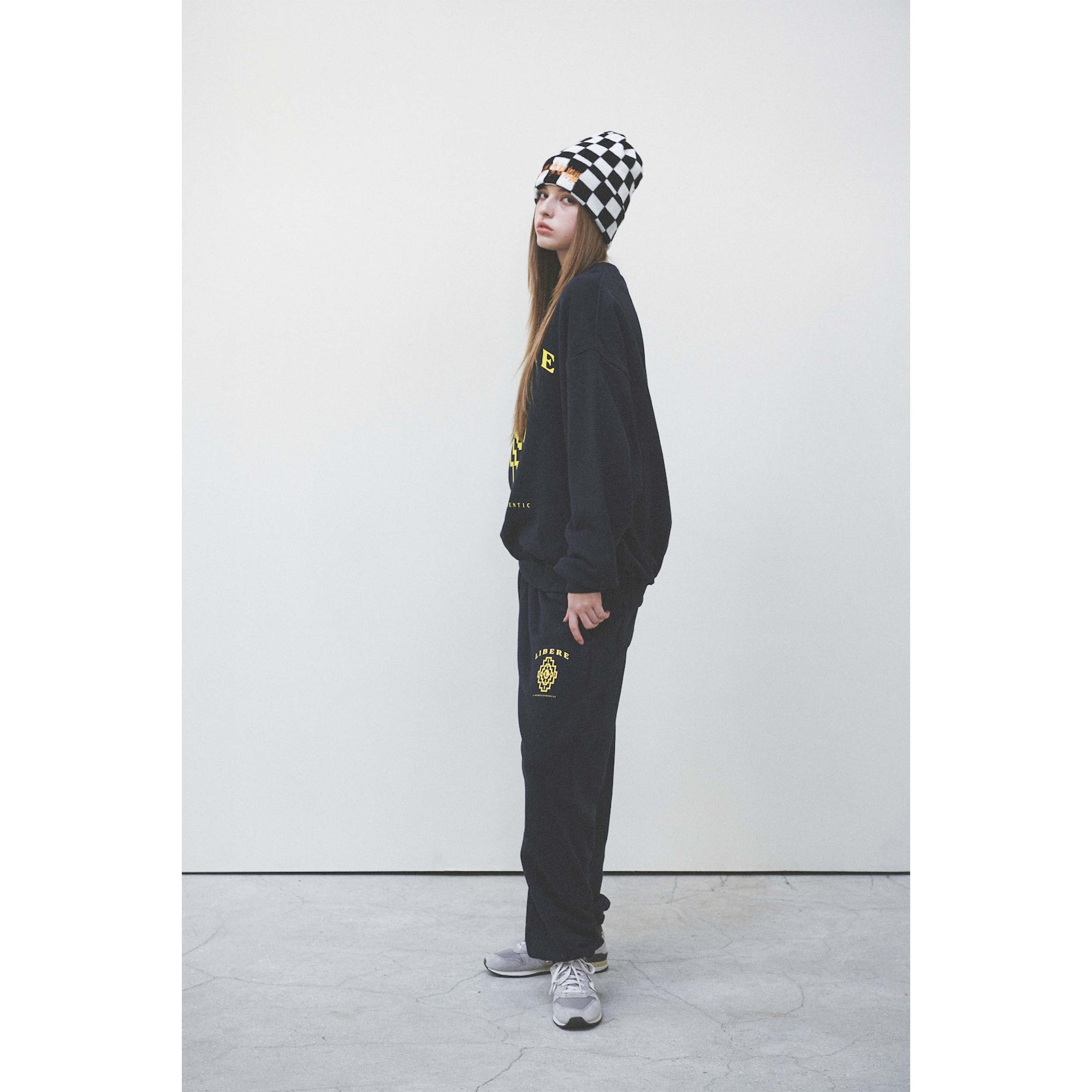 CHECKERBOARD BEANIE