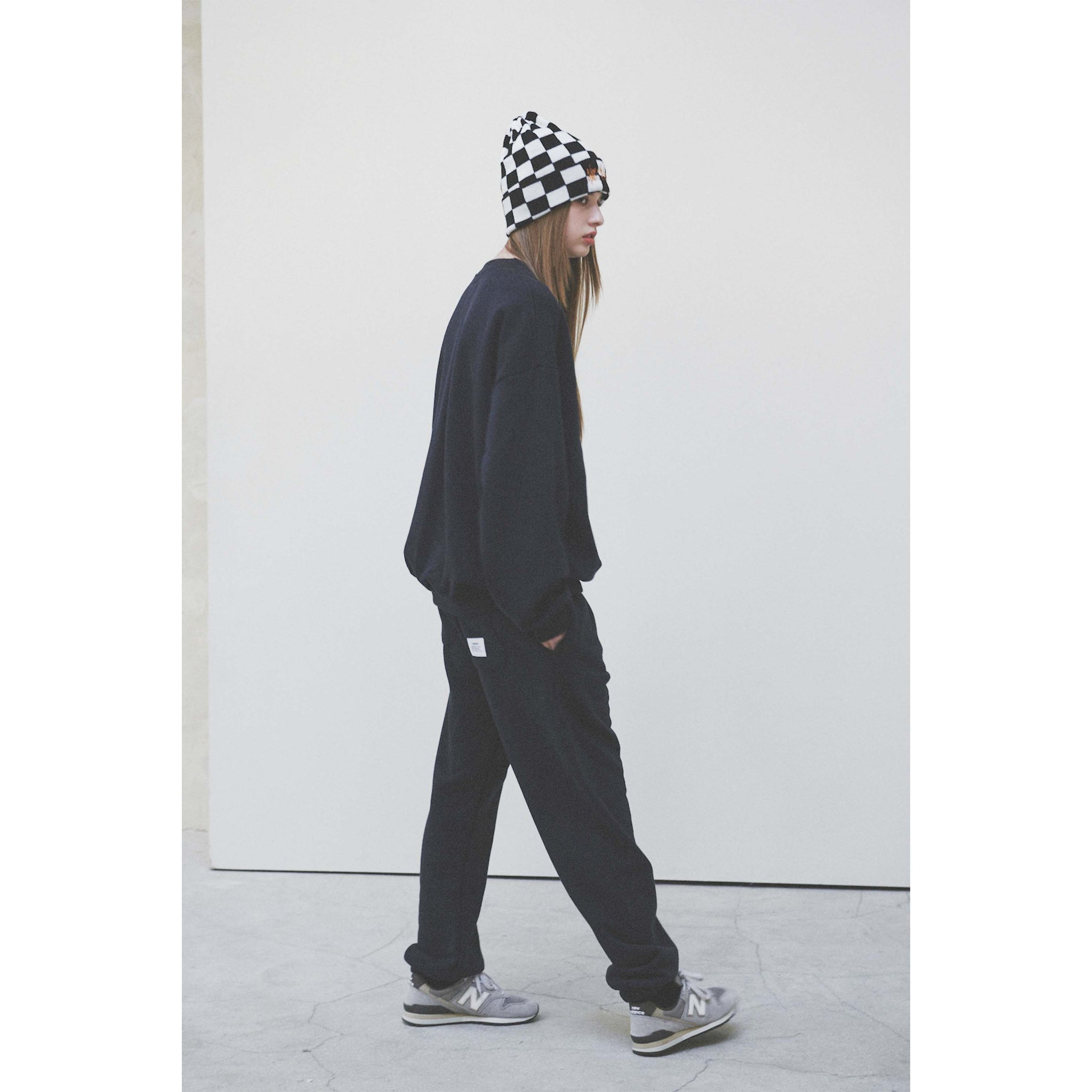 CHECKERBOARD BEANIE