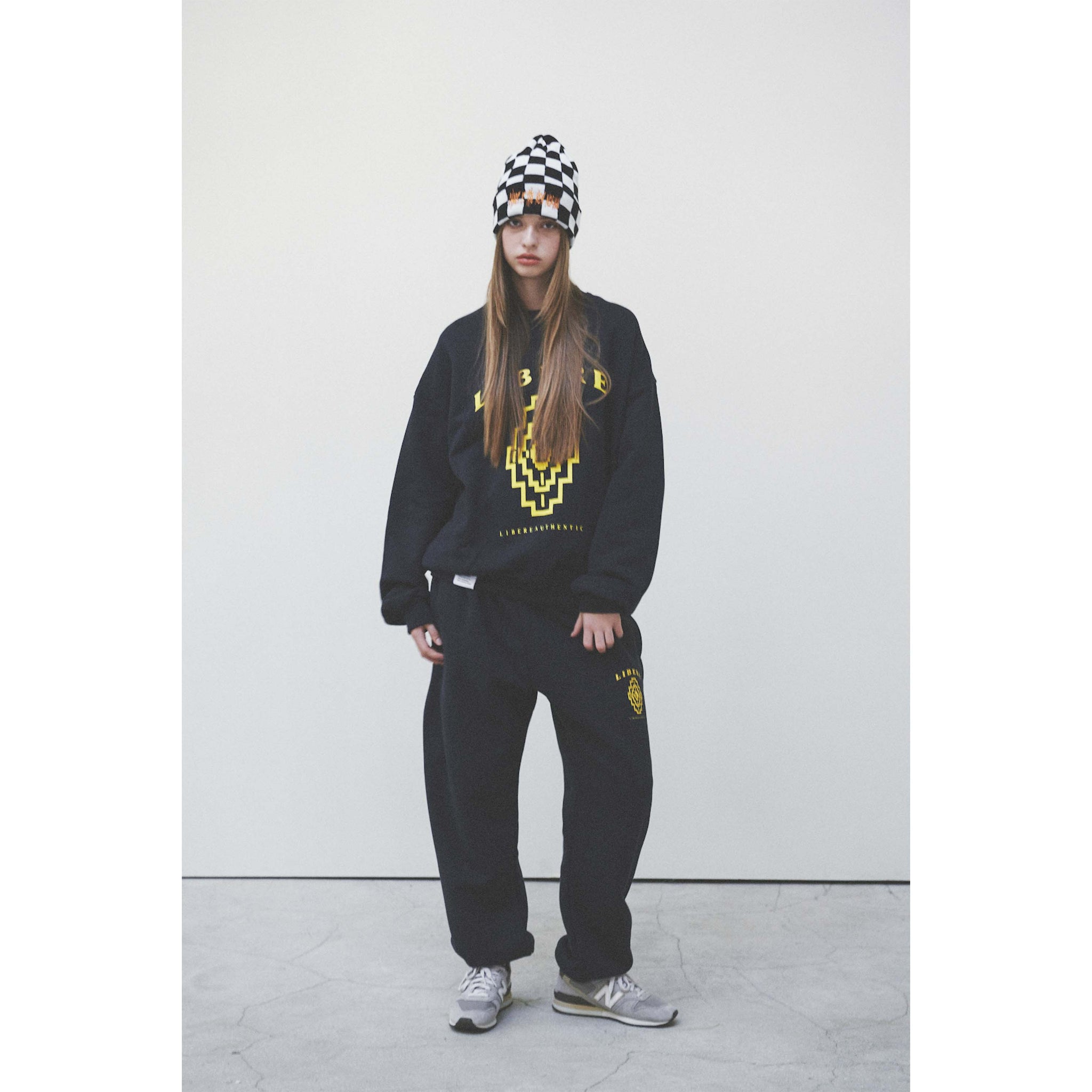 CHECKERBOARD BEANIE