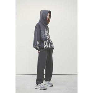 COLLAGE HOODIE / CHARCOAL