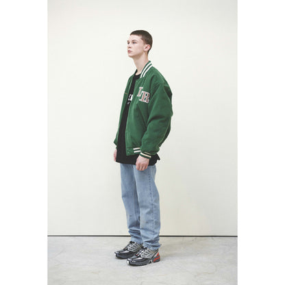 LIBERE VARSITYJACKET / GREEN