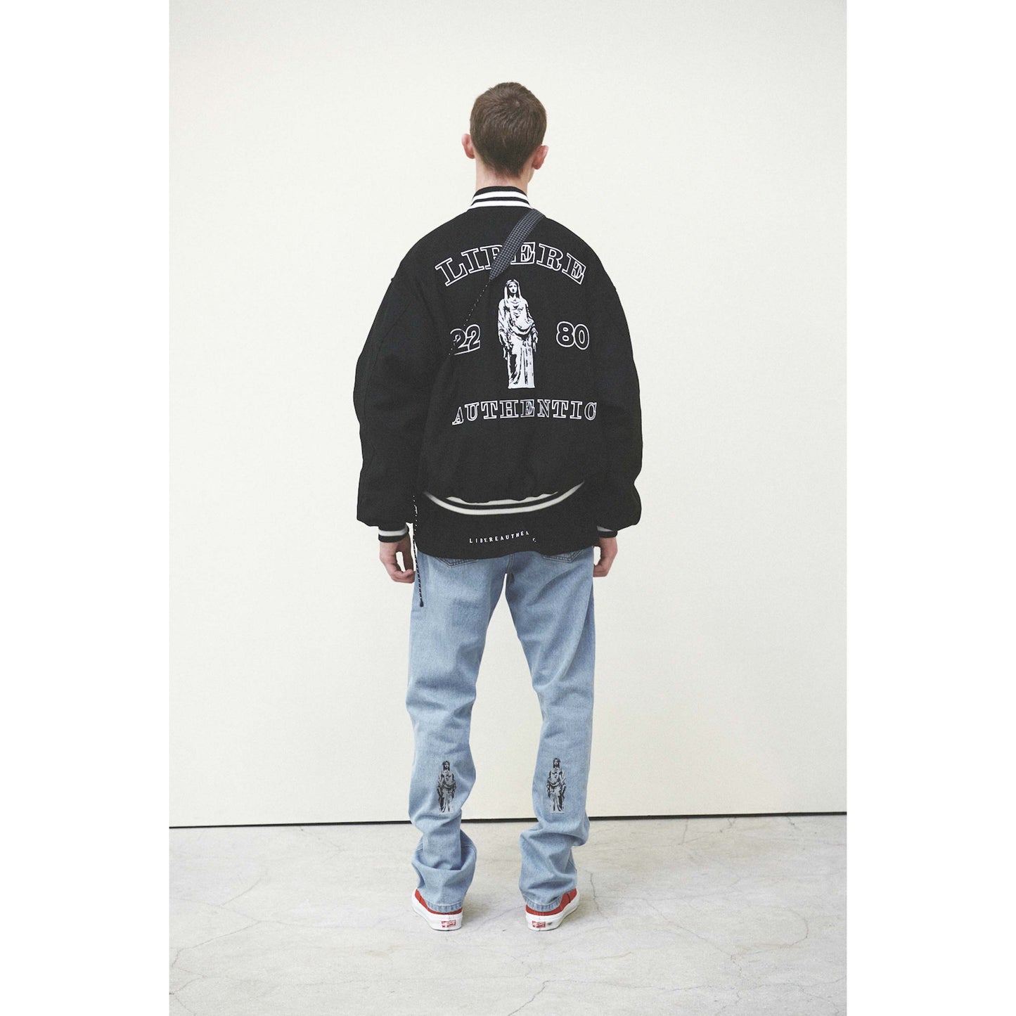 LIBERE VARSITYJACKET / BLACK