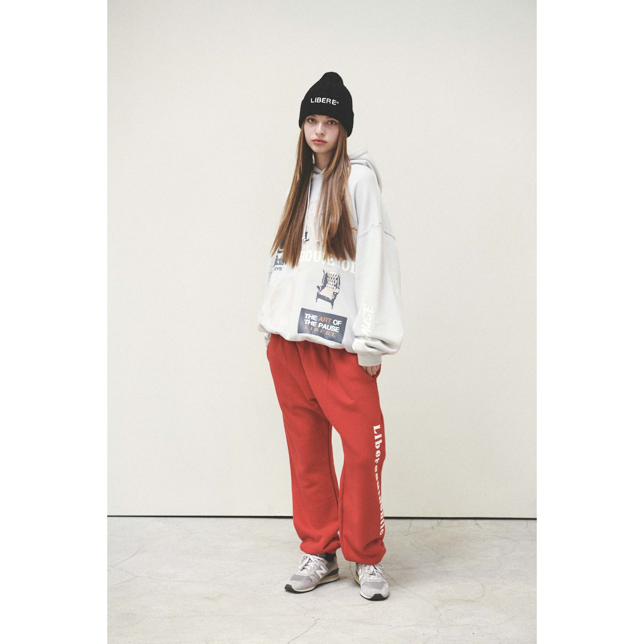 COLLAGE HOODIE / LIGHT GRAY
