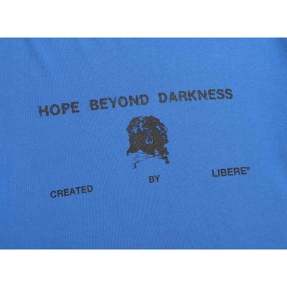 FLOWER BONE TEE / BLUE