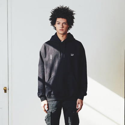 21 SLOGAN HOODIE / BLACK