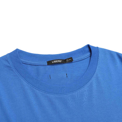 FLOWER BONE TEE / BLUE