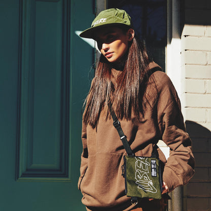 TWOFACE SHOLDER BAG / BLACK OLIVE