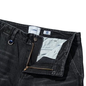 MIL CARGO DENIM PANTS / BLACK