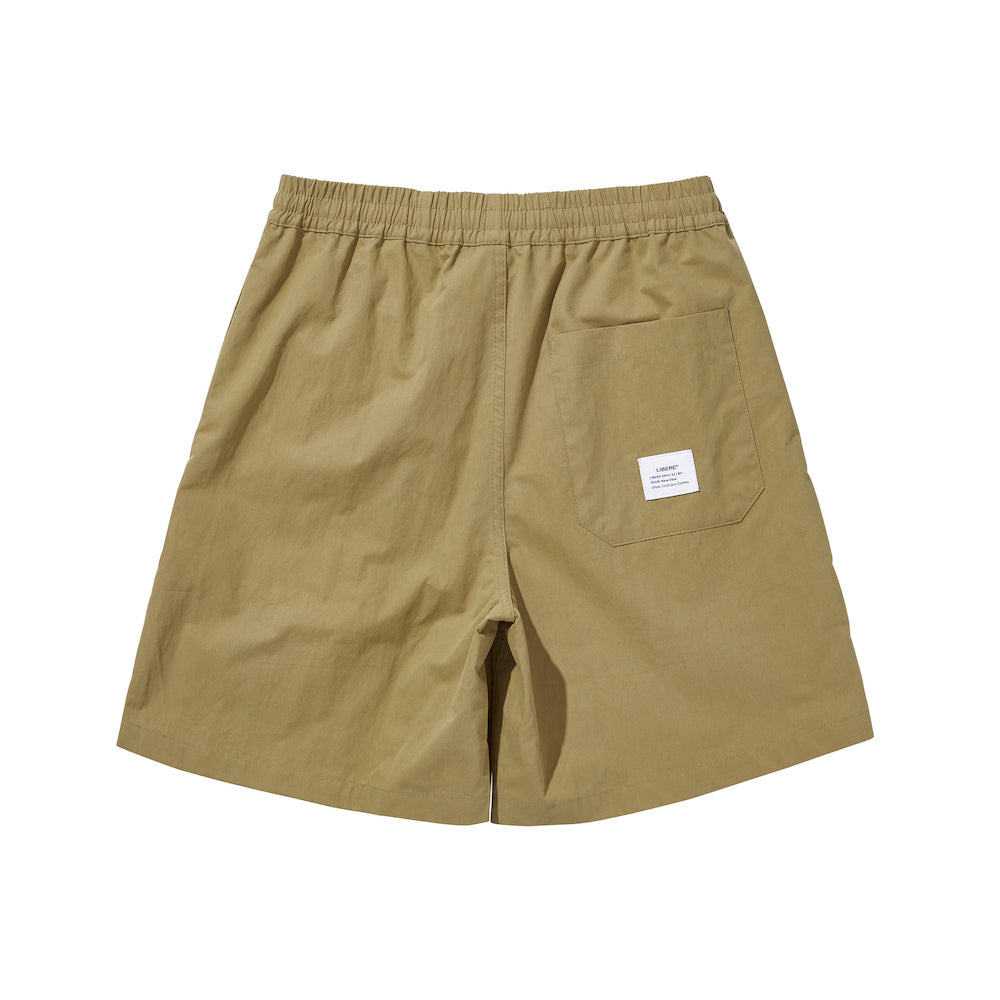 WIDE EASY SHORT PANTS / BROWN